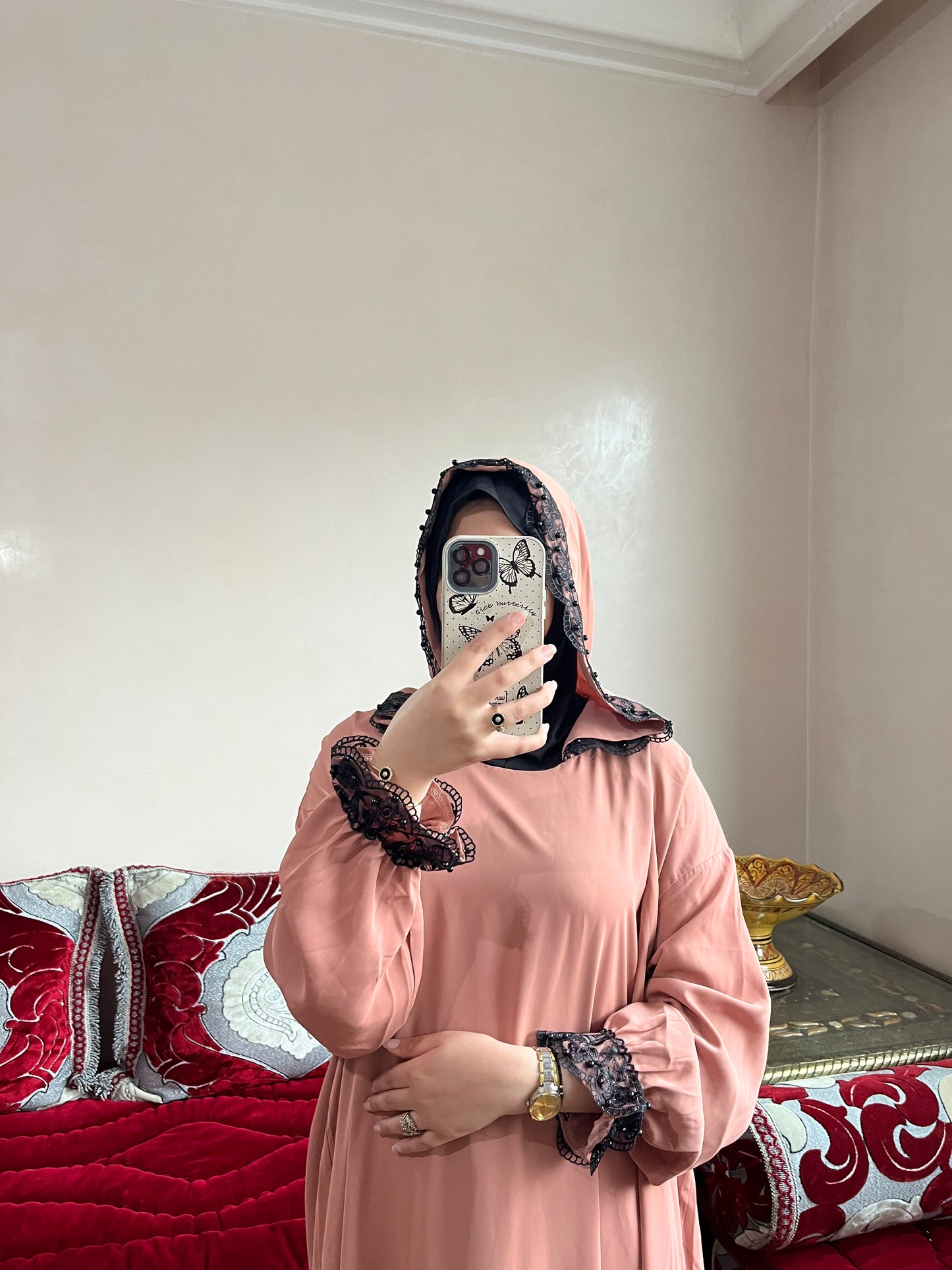Abaya HUDBA – Prière Élégante | Tissu Premium
