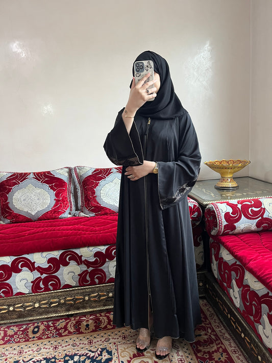 Abaya HUDBA – Élégance Occasion | Tissu Premium