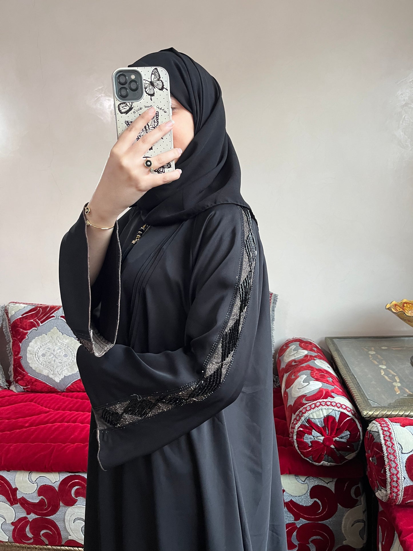 Abaya HUDBA – Élégance Occasion | Tissu Premium
