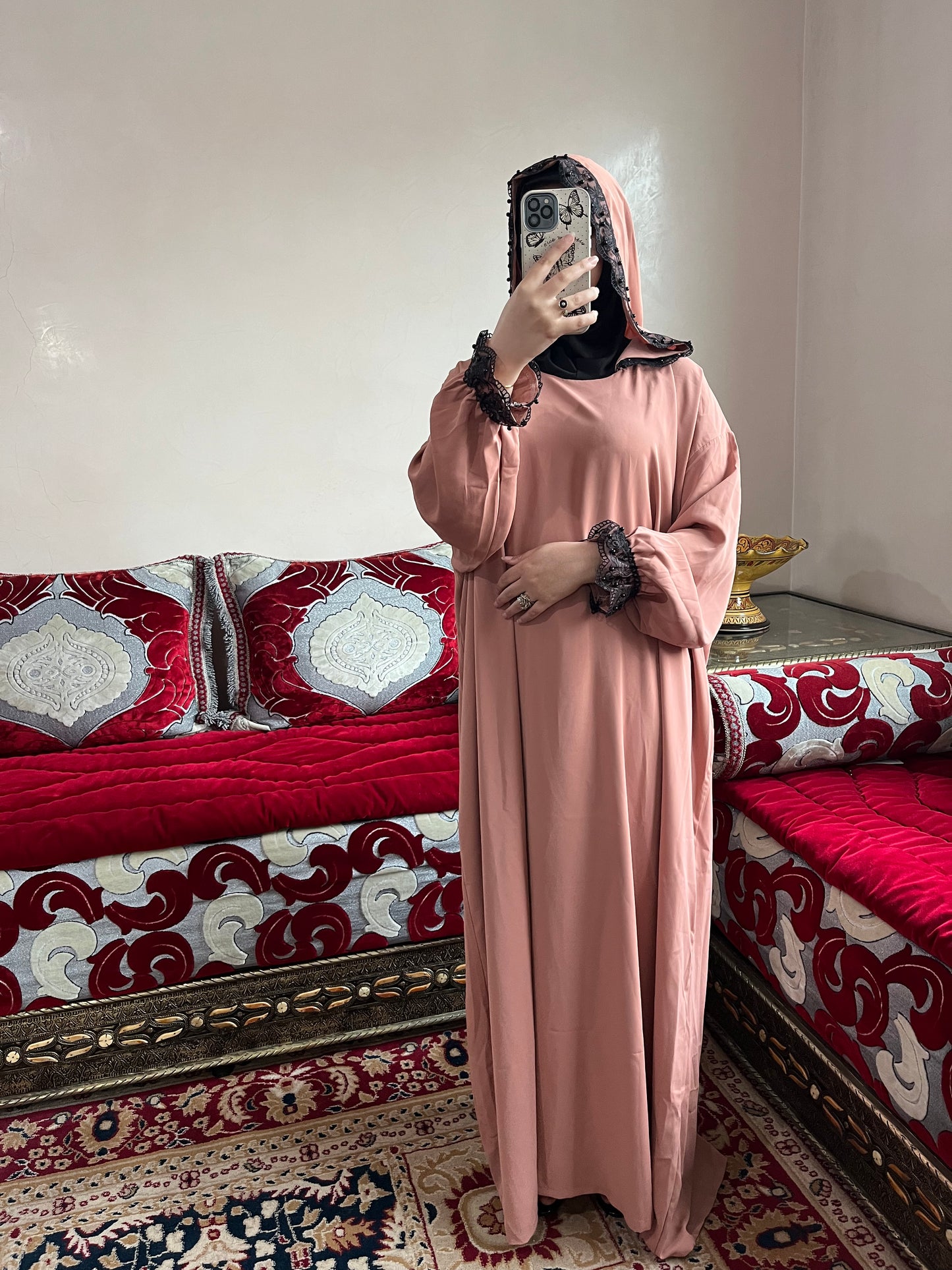 Abaya HUDBA – Prière Élégante | Tissu Premium