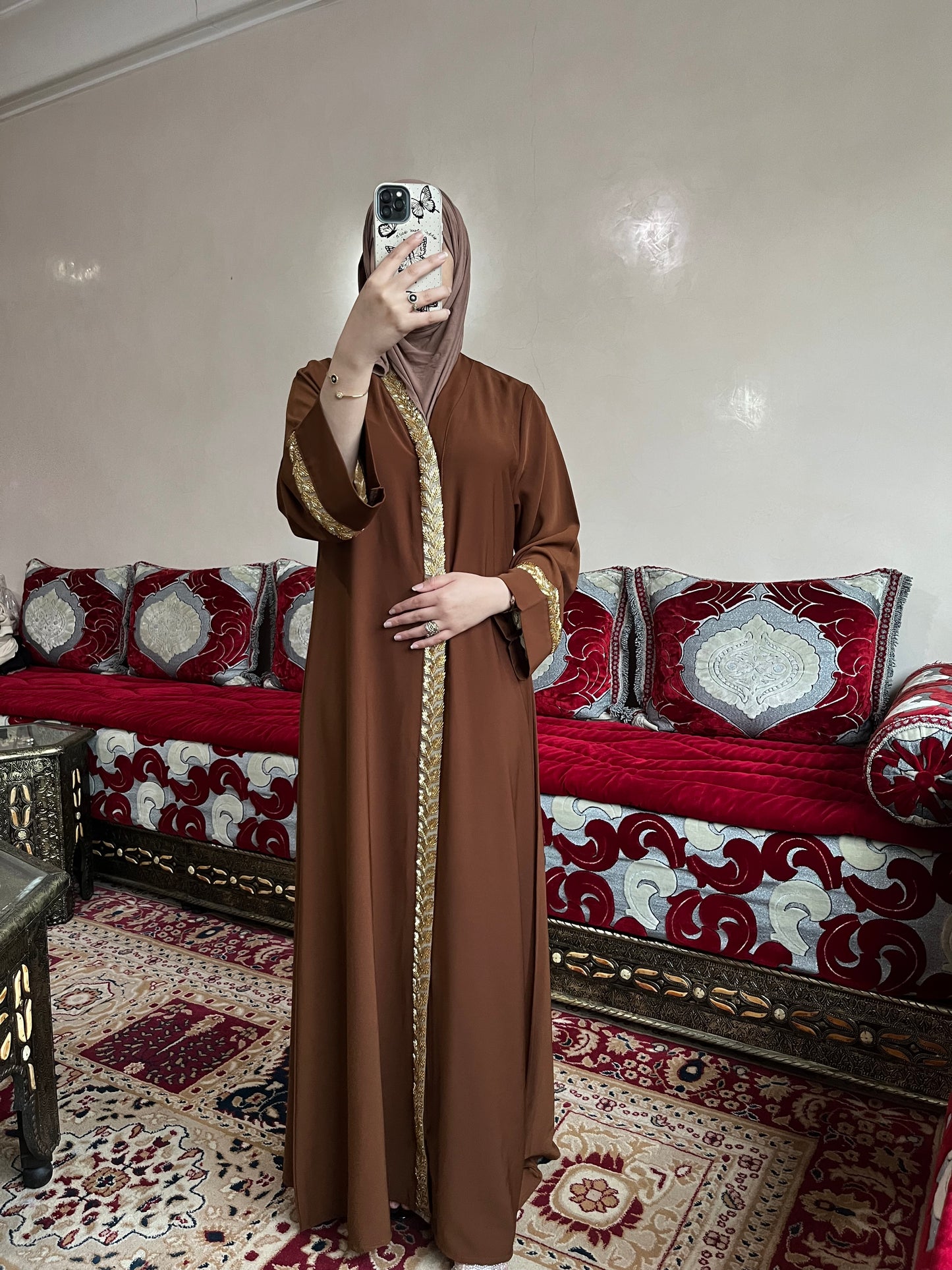 Abaya HUDBA – Élégance Occasion | Tissu Premium