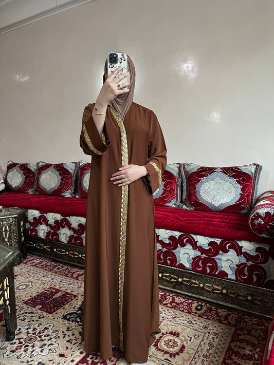 Abaya HUDBA – Élégance Occasion | Tissu Premium