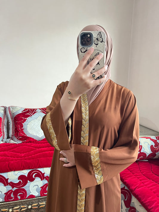 Abaya HUDBA – Élégance Occasion | Tissu Premium